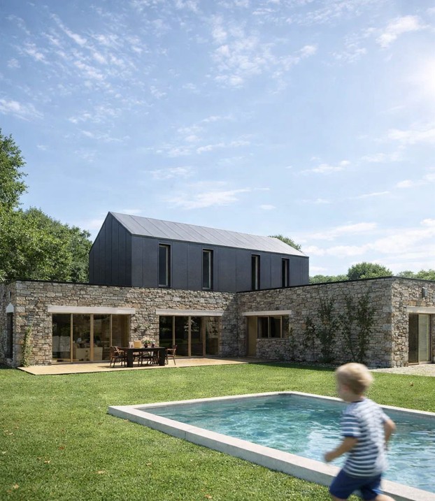Maison familiale moderne rurale